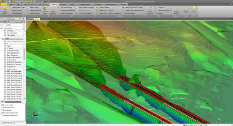 trimble business center line level trimble business center line level