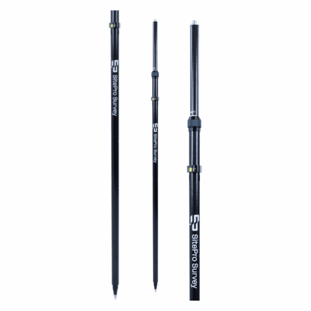 GPS Carbon Fiber Pole Snap lock Pole 2m 1.8m 1.6m