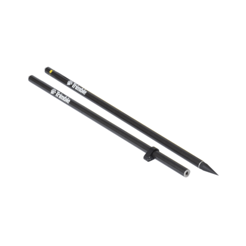 Rover Rod, 2M, Black, Trimble Catalyst DA1 - Flat top for threadless mounting